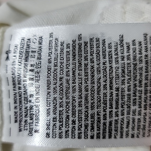 Vans Womens White Shorts Size 29 - Picture 6 of 6